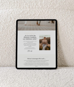 herzensgeschichten fotografie webdesign ipad